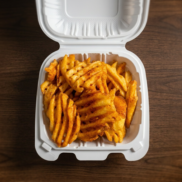 Waffle Fries Regular.