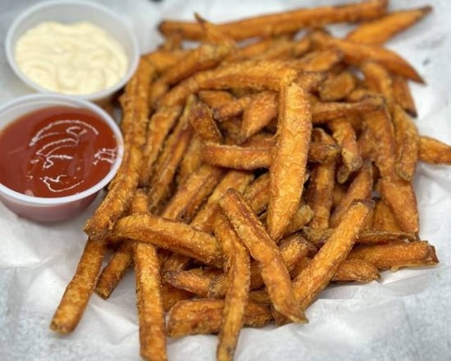 Sweet Potato Fries Large.