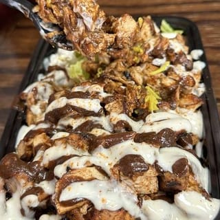Jerk Chicken Over Rice