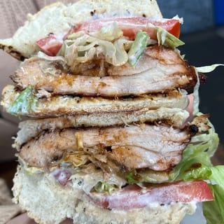Chicky's Jerk Chicken Sandwich